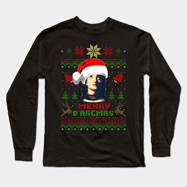 Jeanne Darc Merry Arcmas Long Sleeve T-Shirt by Nerd_art